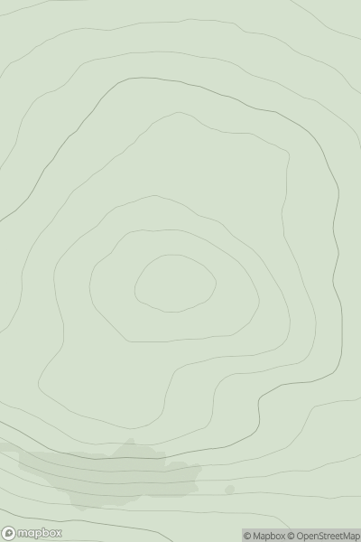 Thumbnail image for Meall Mor [Altnaharra to Dornoch] [NH660969] showing contour plot for surrounding peak